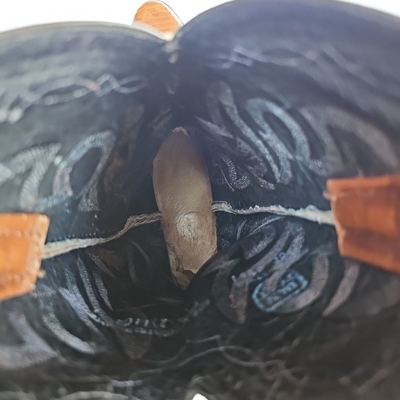 Vintage Dan Post‎ Men's TEJU Lizard Cowboy Boots Brown Size 7.5 D -  1706 - Picture 15 of 16